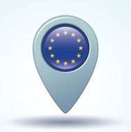 Flag of European union vector illustration N9