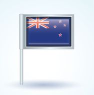 Flag of New Zealand vector illustration N10