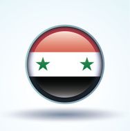 Flag of United Arab Republic vector illustration N10