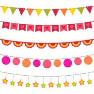 Bunting and garland set N6