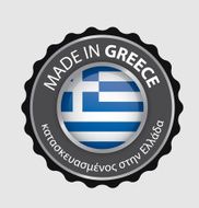 Made in Greece Greek Flag Travel (Vector Art)