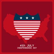 abstract independence day background with special objects N7