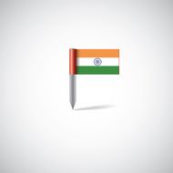 india flag pin N2