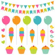 Birthday elements set