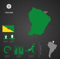 Republic of FRENCH GUIANA World Map