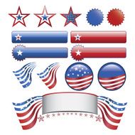 4th of July Design Elements