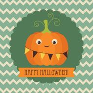Happy Halloween greeting card N9
