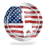 United States of America creative national colored N6