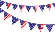 American Flag Bunting N5