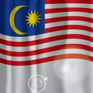 Malaysia Flag Curtain