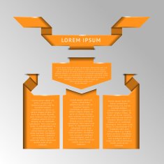 Set of badges labels and ribbons for text