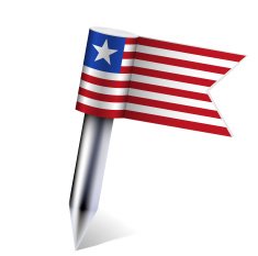 Vector Malaysia flag isolated on white Eps10