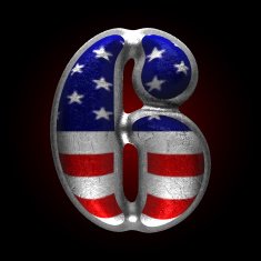 Vector American metal figure 6 N2