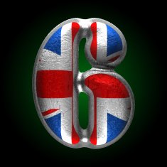 Vector Great Britain metal figure 6