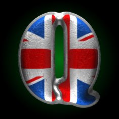 Vector Great Britain metal figure q