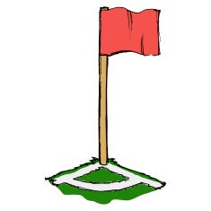 soccer corner flag