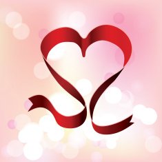 Red Ribbon Heart b