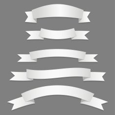 Silver Ribbons Flags