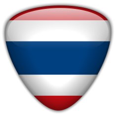 Thailand Flag Glossy Button N3