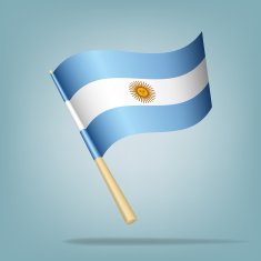 Argentina flag vector illustration