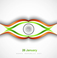 fantastic Indian Flag wave background design