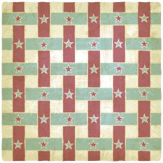 Vintage background with stripes and stars