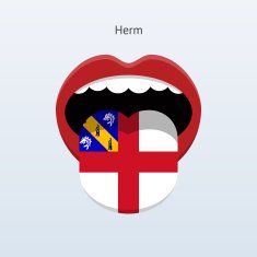 Herm language Abstract human tongue N2