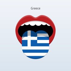 Greece language Abstract human tongue N2