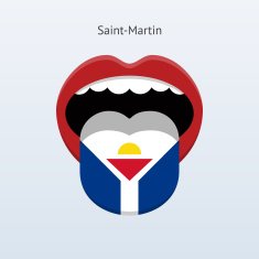 Saint-Martin language Abstract human tongue N2