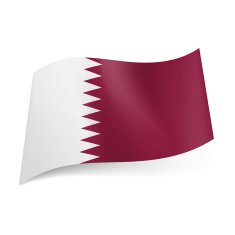 State flag of Qatar