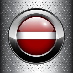 Flag of Latvia button