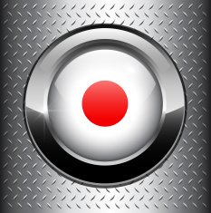 Japan Flag Button N3
