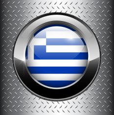 Greece flag button N3