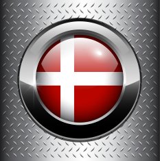 Denmark flag button N3