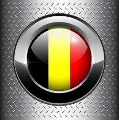 Belgium Flag Button N6