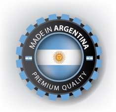 Made in ARGENTINA Argentinian seal Flag (Vector) N2