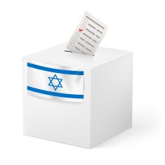 Ballot box with voicing paper Japan