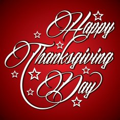 Creative typographic design for Happy Thanksgiving Day