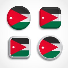 Jordan flag buttons