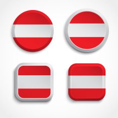 Austria flag buttons
