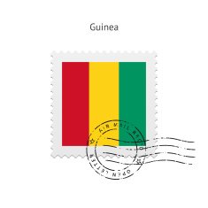 Guinea Flag Postage Stamp