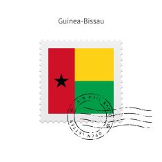 Guinea-Bissau Flag Postage Stamp