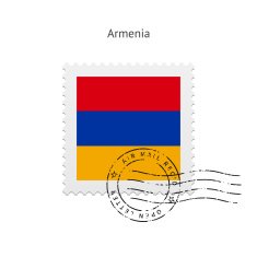 Armenia Flag Postage Stamp