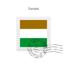 Transkei Flag Postage Stamp