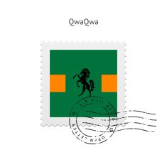 QwaQwa Flag Postage Stamp