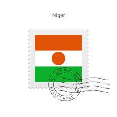 Niger Flag Postage Stamp