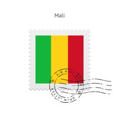 Mali Flag Postage Stamp
