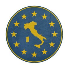 European Union Italy button
