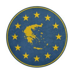 European Union Greece button