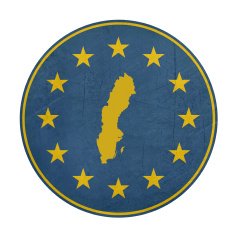 European Union Sweden button